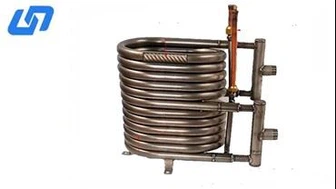 Titanium spoel warmtewisselaar